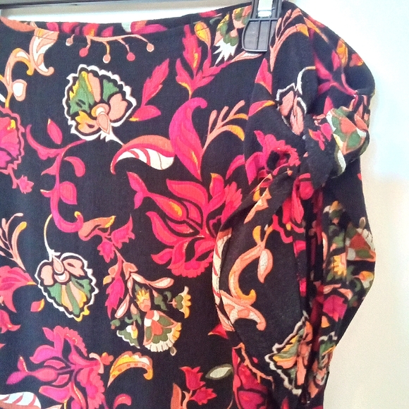 NY & Company Bohemian Floral Maxi Wrap Skirt - Picture 7 of 8